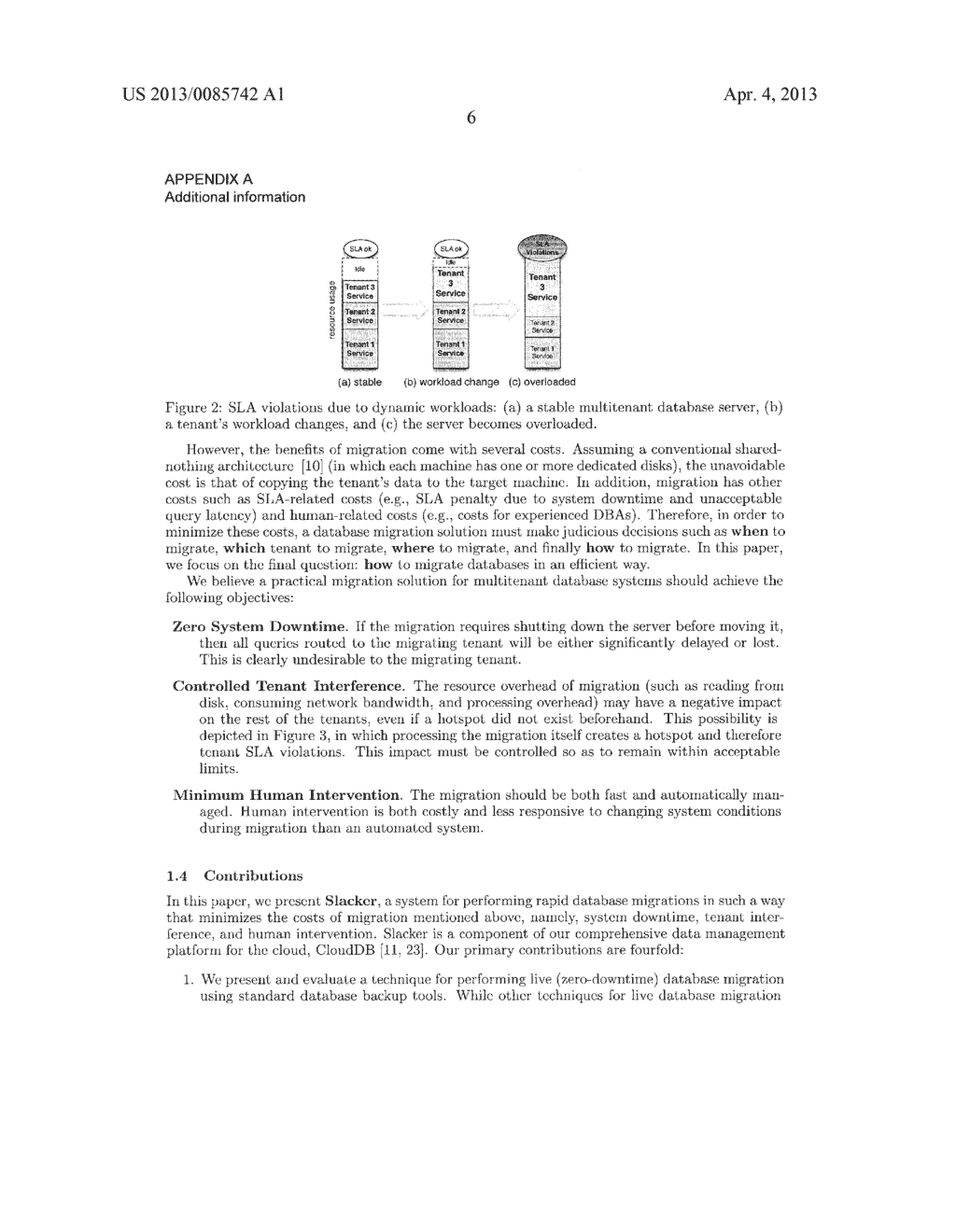 SERVICE LEVEL AGREEMENT-AWARE MIGRATION FOR MULTITENANT DATABASE PLATFORMS - diagram, schematic, and image 13