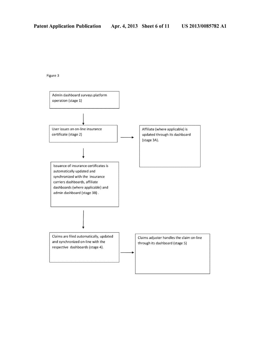 SYSTEM AND METHOD FOR PROVIDING ON-LINE MOVING INSURANCE - diagram, schematic, and image 07
