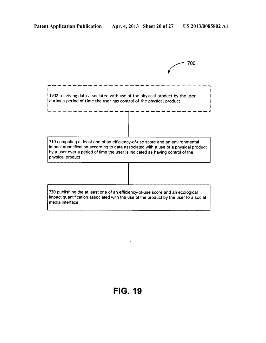 Publication of efficiency and ecological impact data to a social media     interface - diagram, schematic, and image 21