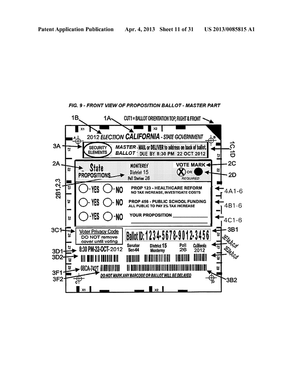 COMPUTERIZED VOTING SYSTEM - diagram, schematic, and image 12