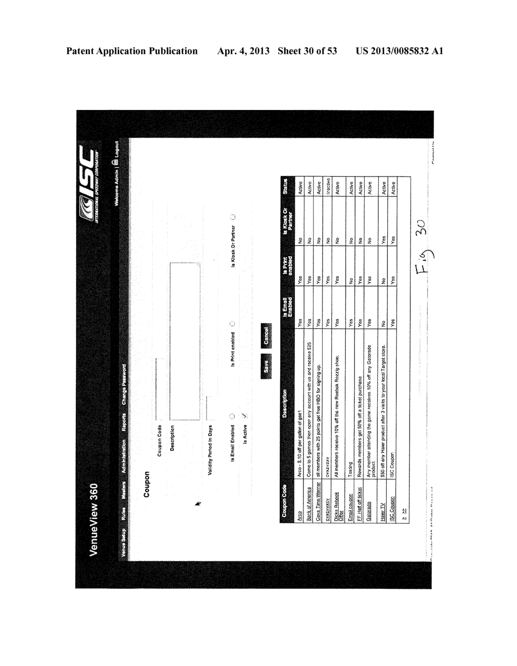 VENUE MANAGEMENT SYSTEM AND METHOD - diagram, schematic, and image 31