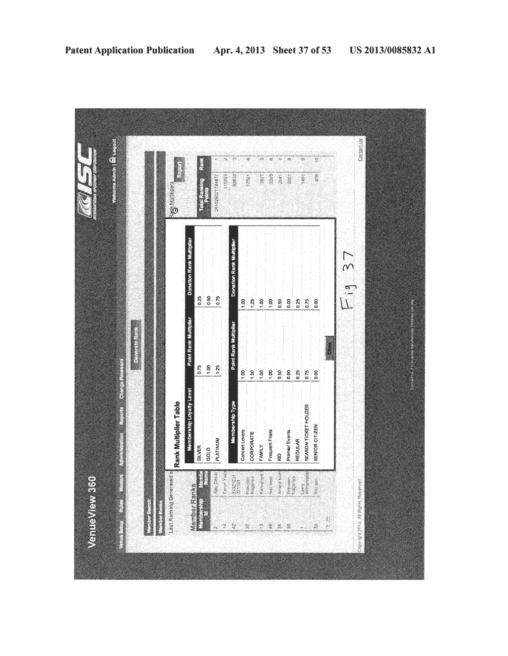 VENUE MANAGEMENT SYSTEM AND METHOD - diagram, schematic, and image 38