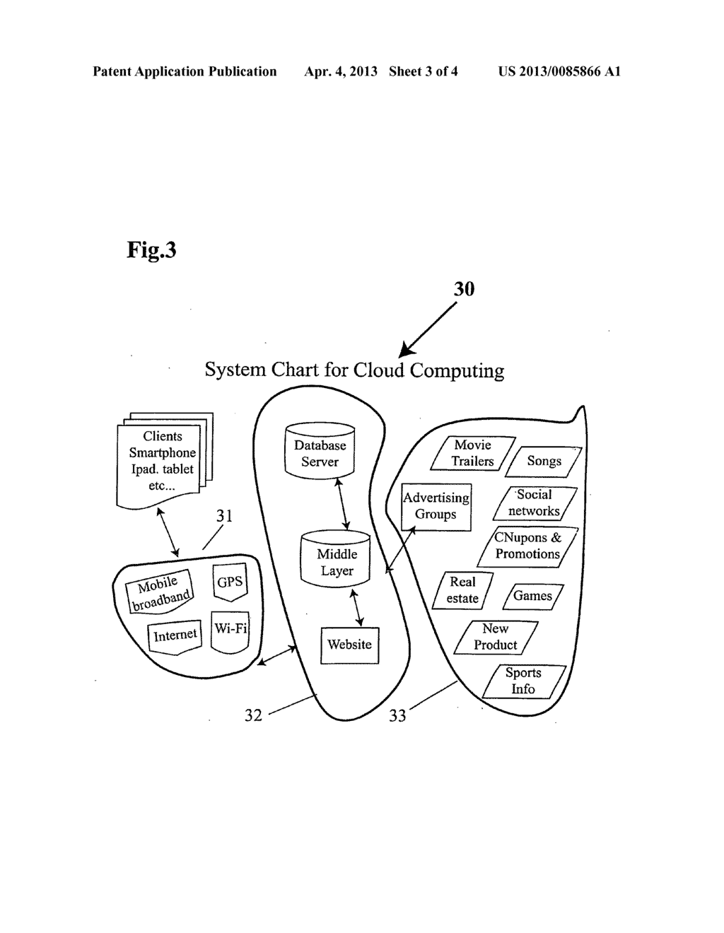 Floating smartphone icon messaging system - diagram, schematic, and image 04