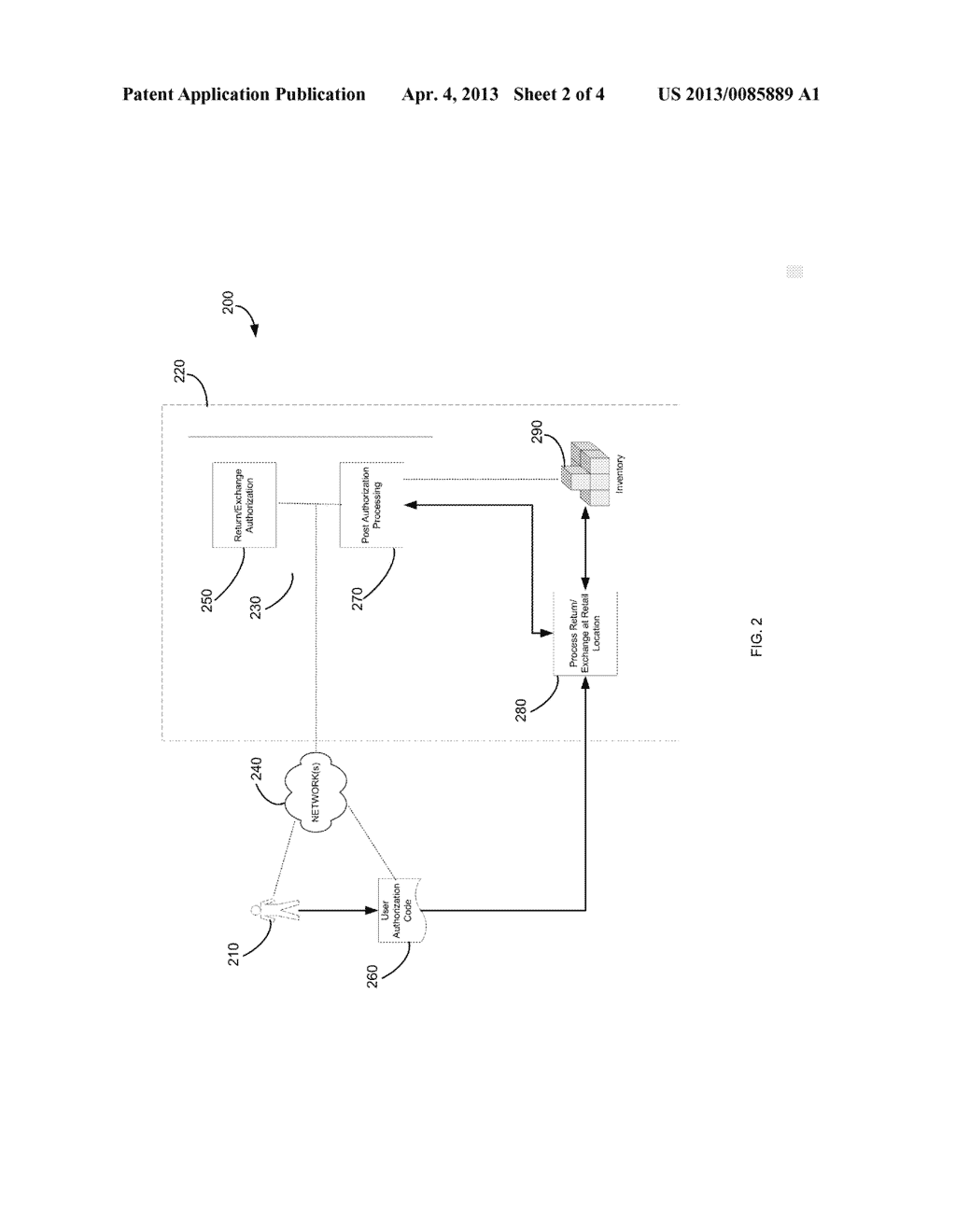 SYSTEMS AND METHODS FOR MANAGING RETURNS OR EXCHANGES MADE VIA A COMPUTER     NETWORK - diagram, schematic, and image 03