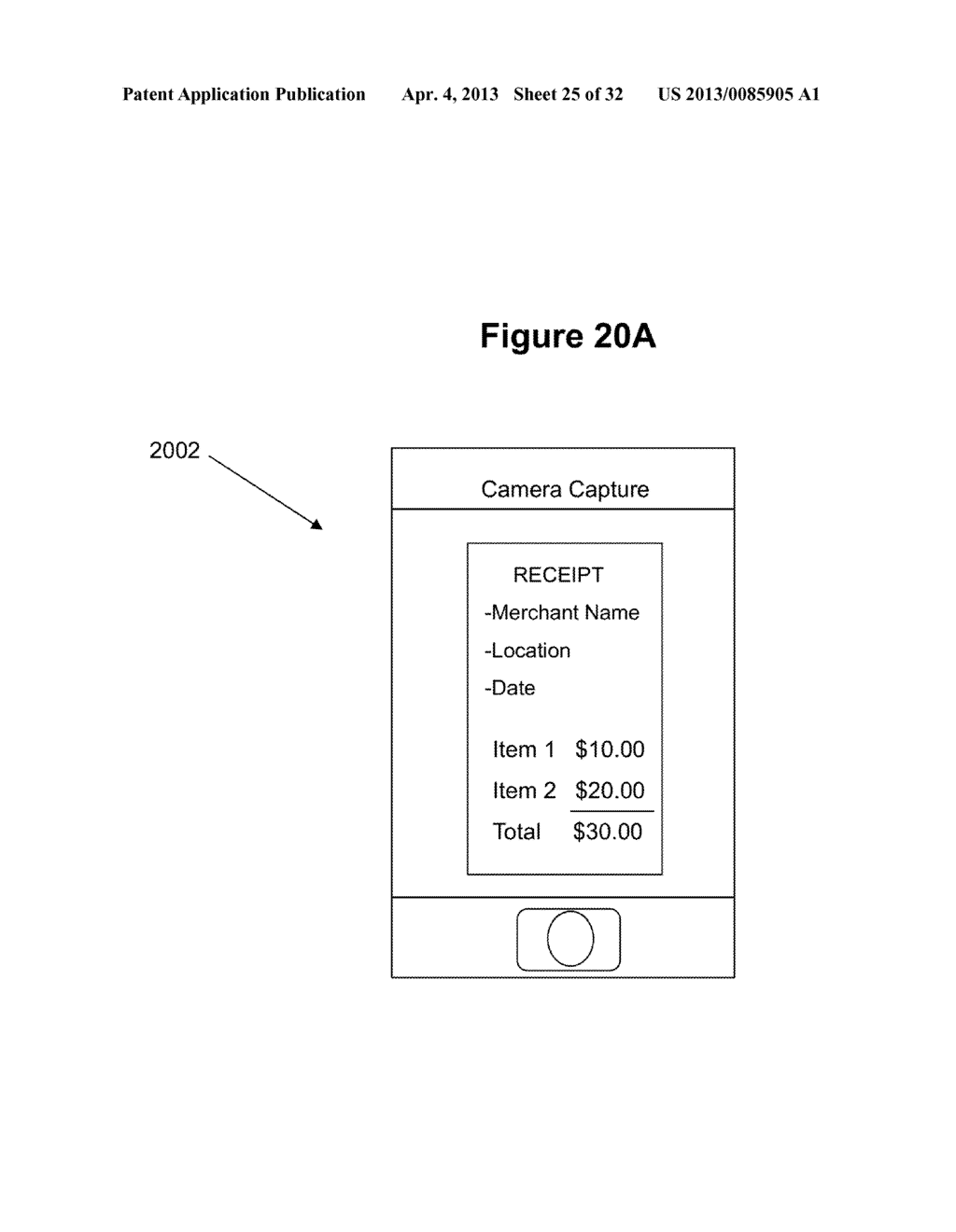 MOBILE DEVICE FOR MOBILE EXPENSE SOLUTIONS ARCHITECTURE - diagram, schematic, and image 26