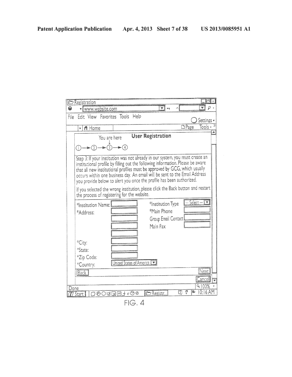 Method and System for Filing and Monitoring Electronic Claim Submissions     in Multi-Claimant Lawsuits - diagram, schematic, and image 08