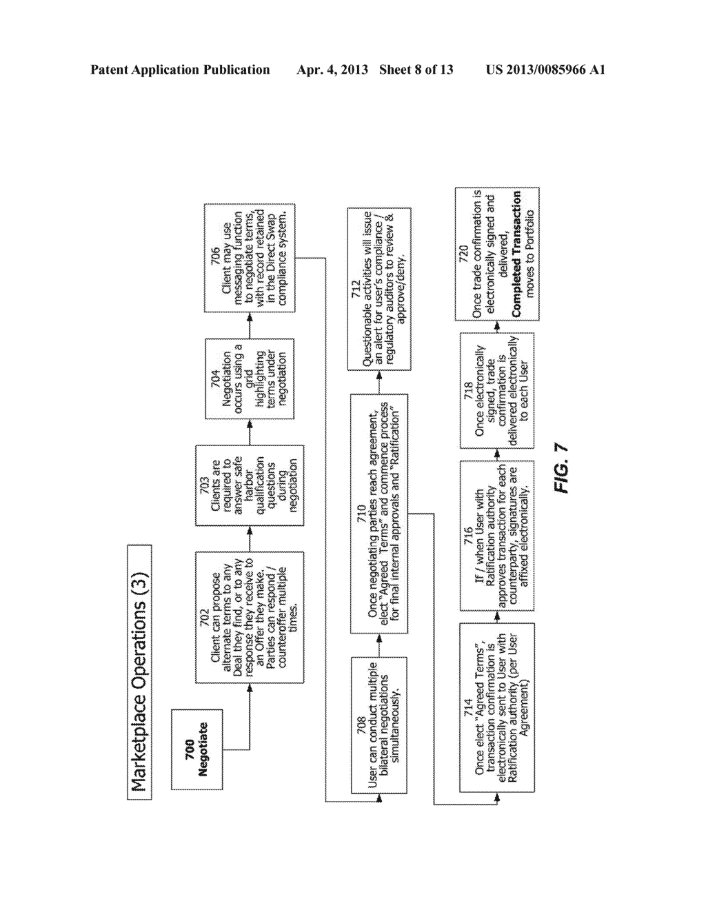 SYSTEM, METHOD, ARTICLE FOR FACILITATING DERIVATIVES TRANSACTIONS - diagram, schematic, and image 09