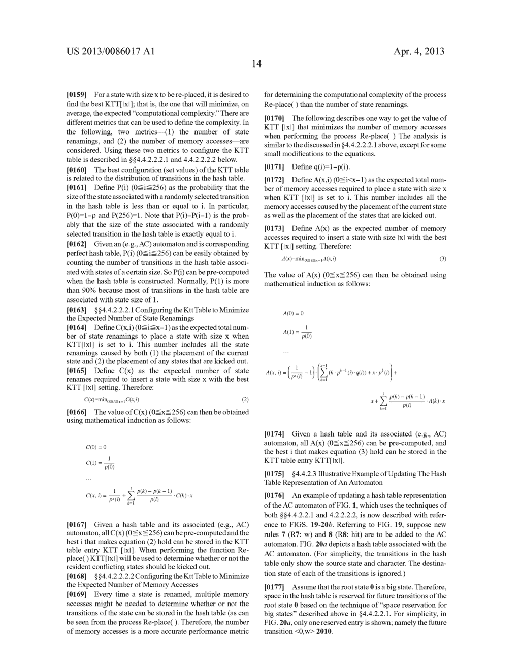 GENERATING PROGRESSIVELY A PERFECT HASH DATA STRUCTURE, SUCH AS A     MULTI-DIMENSIONAL PERFECT HASH DATA STRUCTURE, AND USING THE GENERATED     DATA STRUCTURE FOR HIGH-SPEED STRING MATCHING - diagram, schematic, and image 34