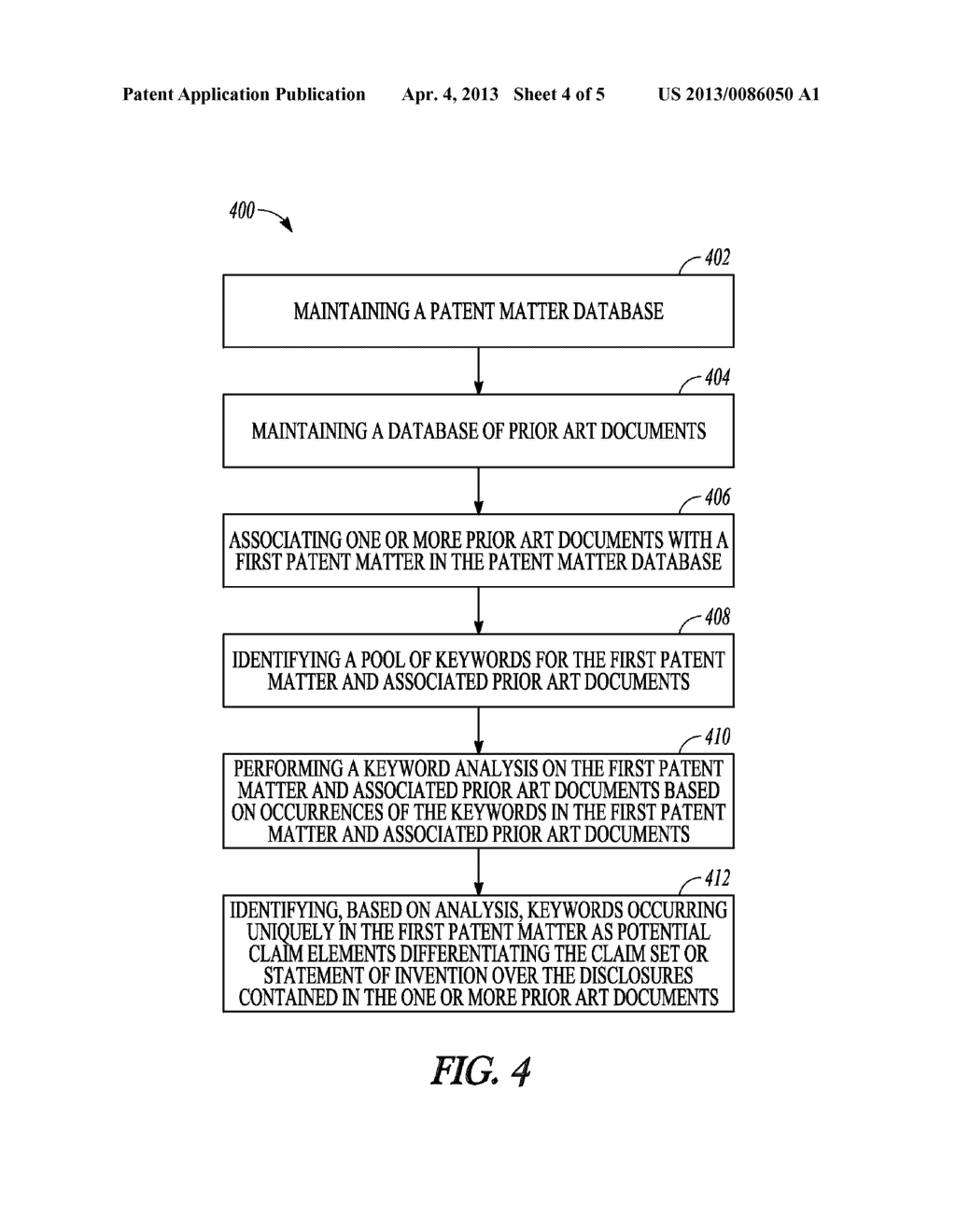 SYSTEM AND METHOD FOR PRIOR ART ANALYSIS - diagram, schematic, and image 05