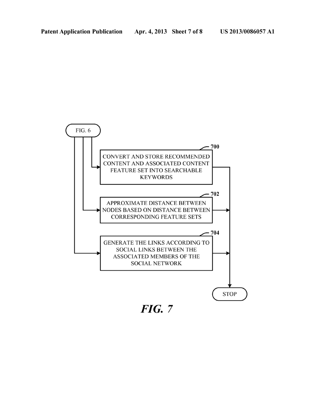 SOCIAL NETWORK RECOMMENDED CONTENT AND RECOMMENDING MEMBERS FOR     PERSONALIZED SEARCH RESULTS - diagram, schematic, and image 08