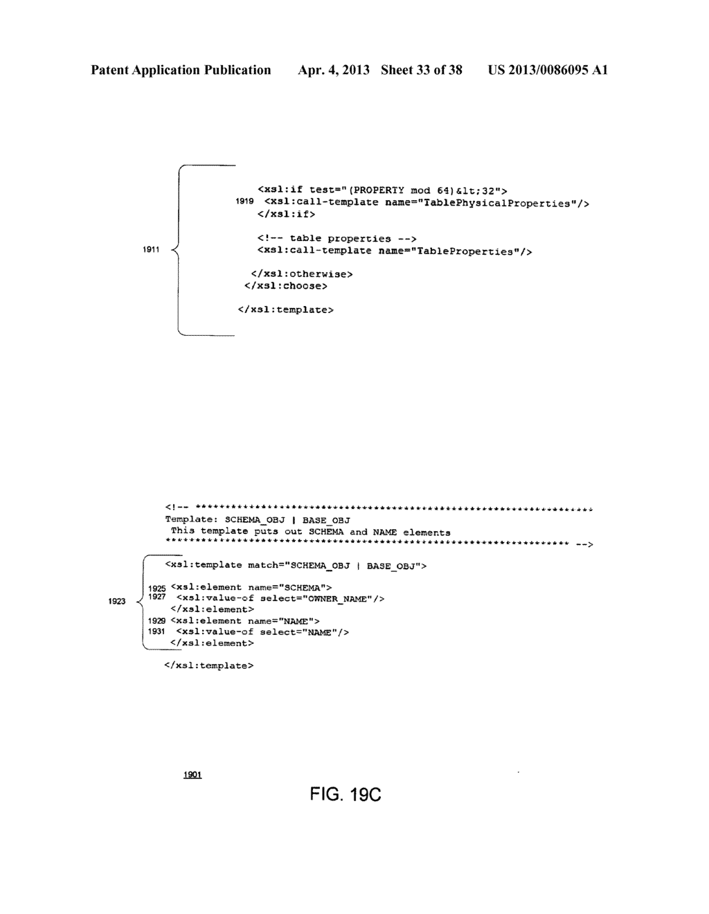 MAKING AND USING ABSTRACT XML REPRESENTATIONS OF DATA DICTIONARY METADATA - diagram, schematic, and image 34