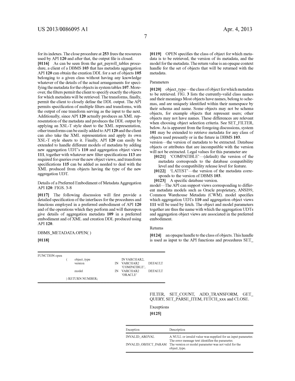 MAKING AND USING ABSTRACT XML REPRESENTATIONS OF DATA DICTIONARY METADATA - diagram, schematic, and image 46