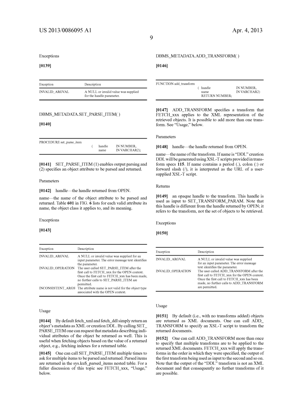 MAKING AND USING ABSTRACT XML REPRESENTATIONS OF DATA DICTIONARY METADATA - diagram, schematic, and image 48