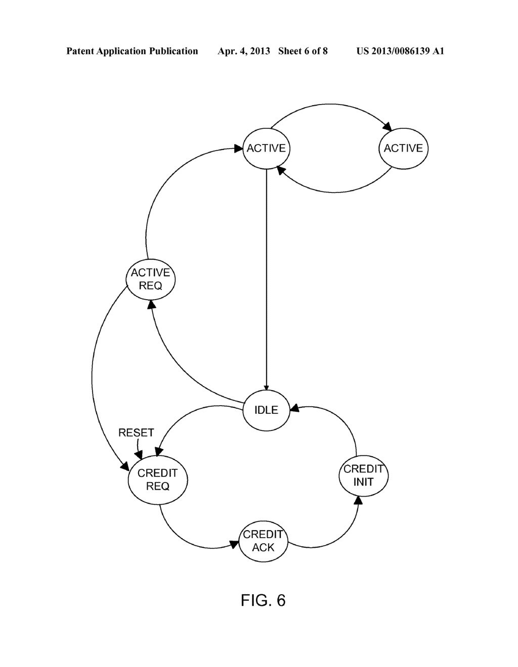 Common Idle State, Active State And Credit Management For An Interface - diagram, schematic, and image 07