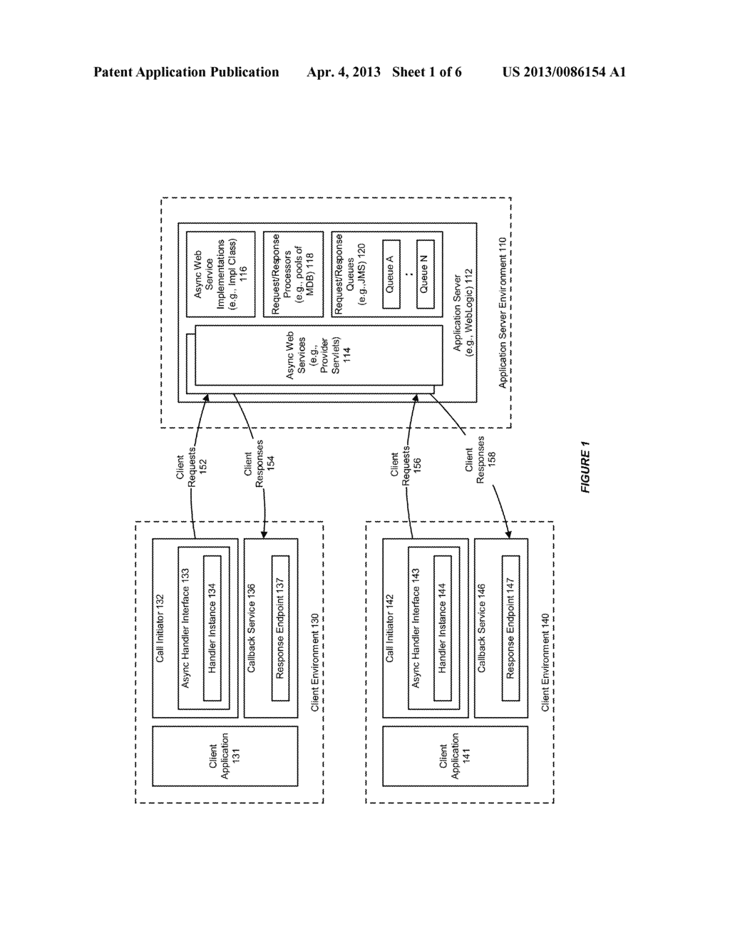 SYSTEM AND METHOD FOR PROVIDING ASYNCHRONY IN WEB SERVICES - diagram, schematic, and image 02