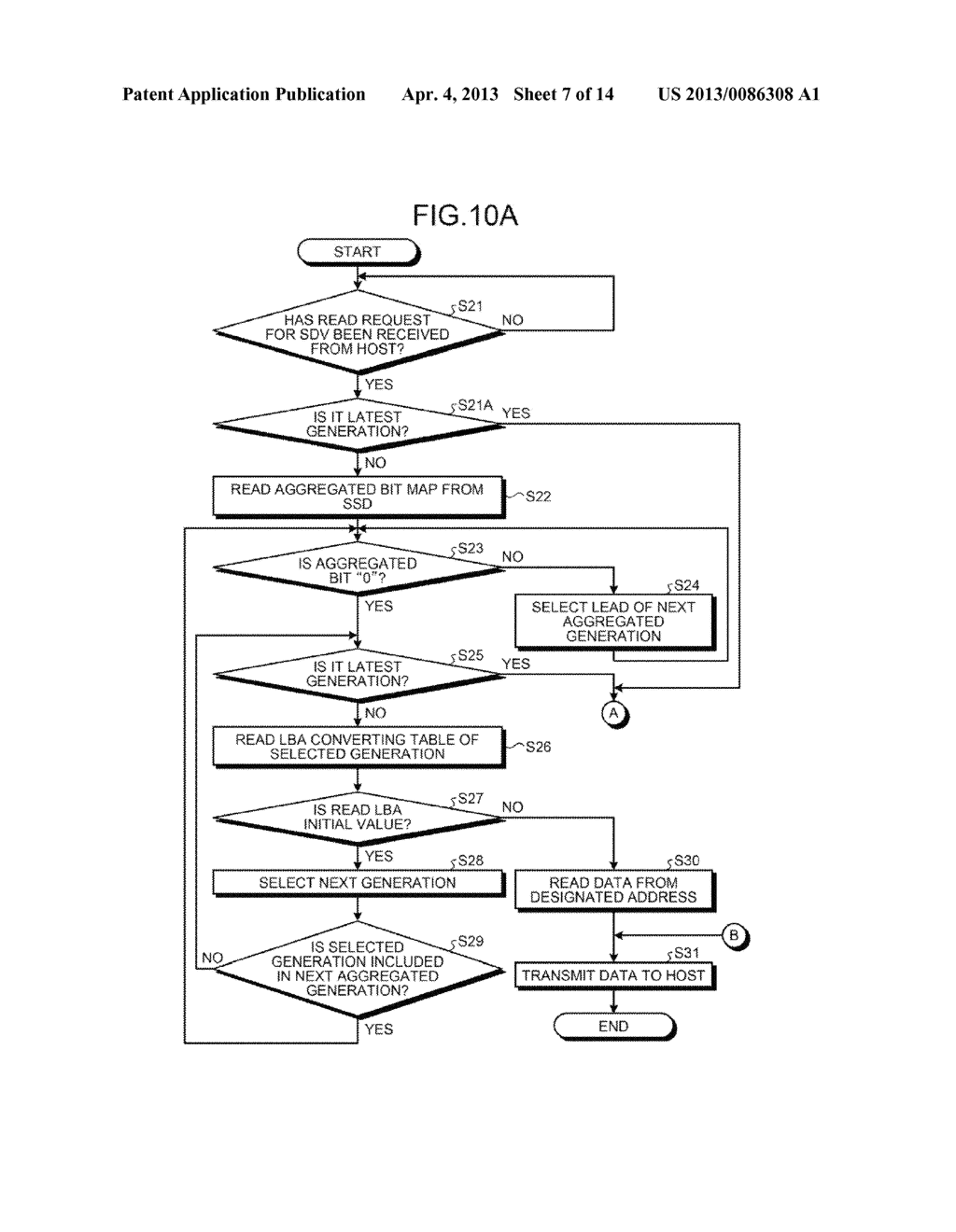 STORAGE DEVICE AND METHOD OF ACCESSING COPY DESTINATION DATA - diagram, schematic, and image 08