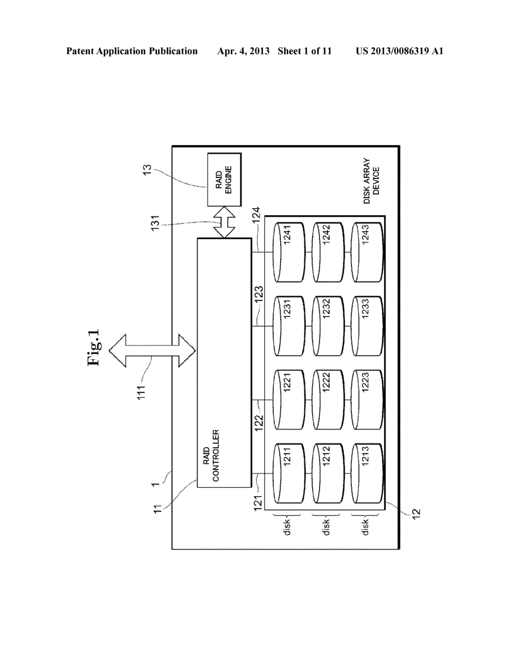 DISK ARRAY DEVICE, DISK ARRAY CONTROL METHOD, AND RECORDING MEDIUM - diagram, schematic, and image 02