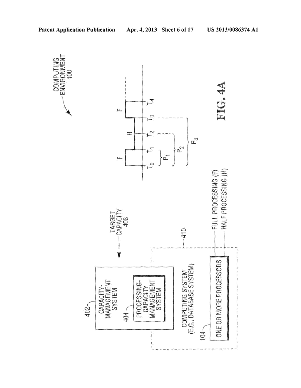 FINE-GRAINED CAPACITY MANAGEMENT OF COMPUTING ENVIRONMENTS THAT MAY     SUPPORT A DATABASE - diagram, schematic, and image 07