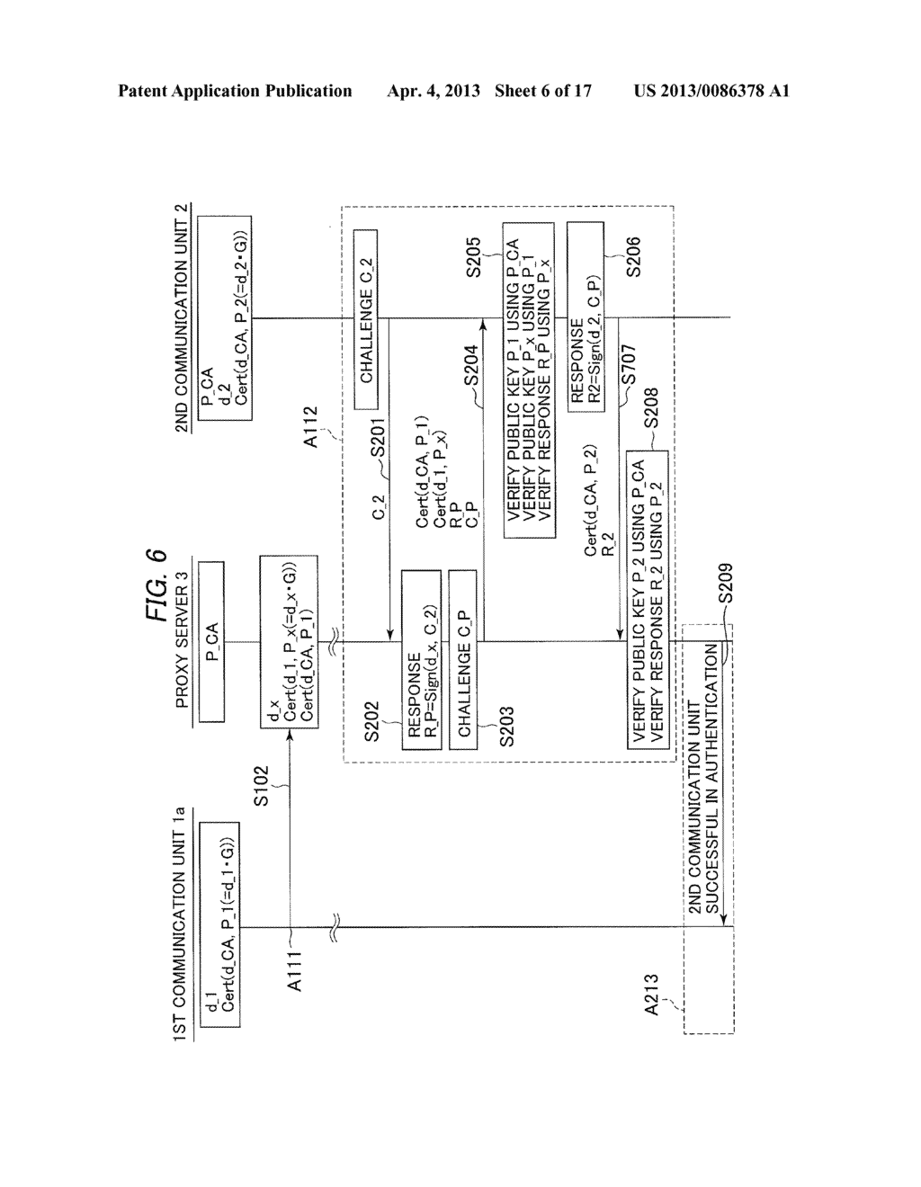 PROXY SYSTEM FOR SECURITY PROCESSING WITHOUT ENTRUSTING CERTIFIED SECRET     INFORMATION TO A PROXY - diagram, schematic, and image 07