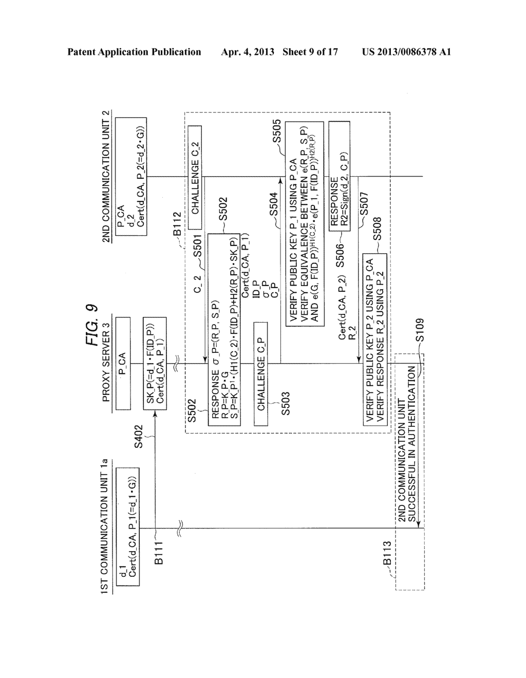 PROXY SYSTEM FOR SECURITY PROCESSING WITHOUT ENTRUSTING CERTIFIED SECRET     INFORMATION TO A PROXY - diagram, schematic, and image 10