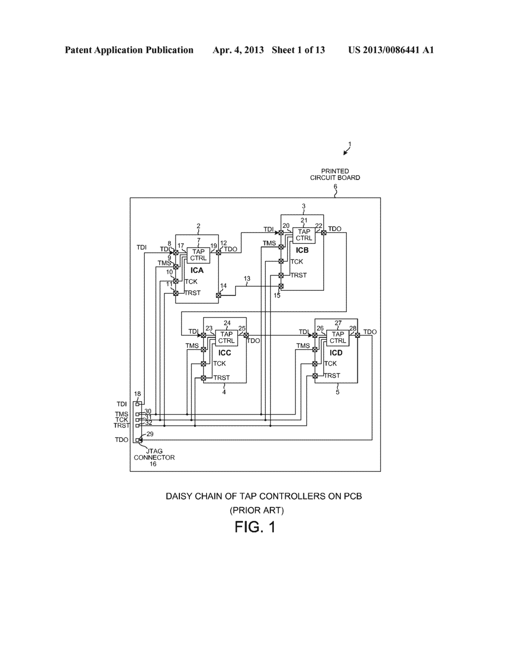 DYNAMICALLY SELF-RECONFIGURABLE DAISY-CHAIN OF TAP CONTROLLERS - diagram, schematic, and image 02