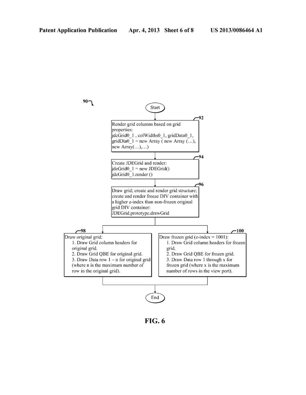 COMPUTER USER INTERFACE INCLUDING A DATA GRID WITH A PERSISTENT DISPLAY     PORTION - diagram, schematic, and image 07