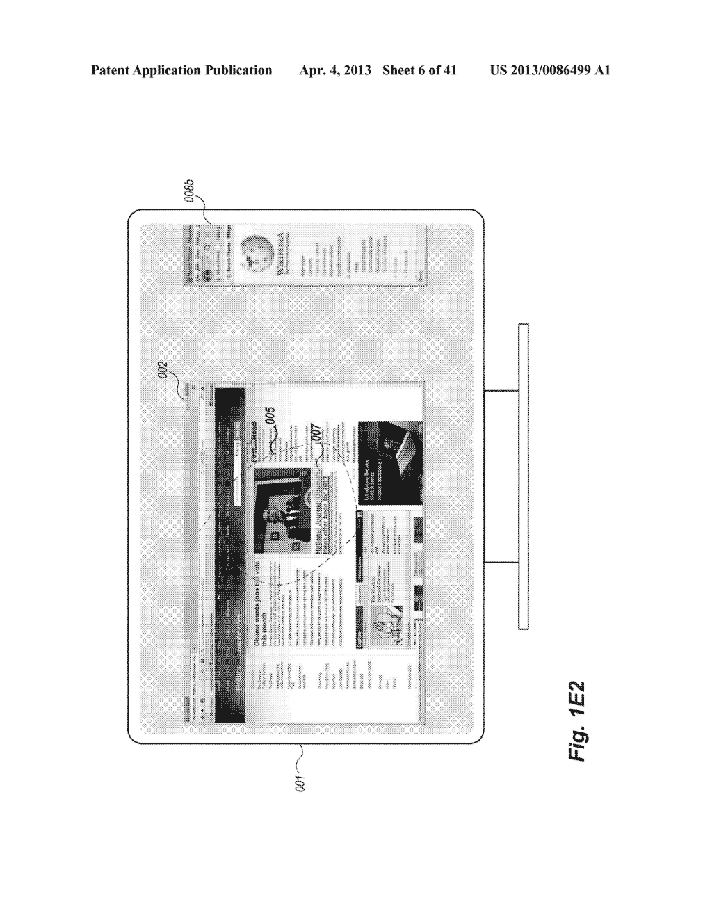 PRESENTING AUXILIARY CONTENT IN A GESTURE-BASED SYSTEM - diagram, schematic, and image 07