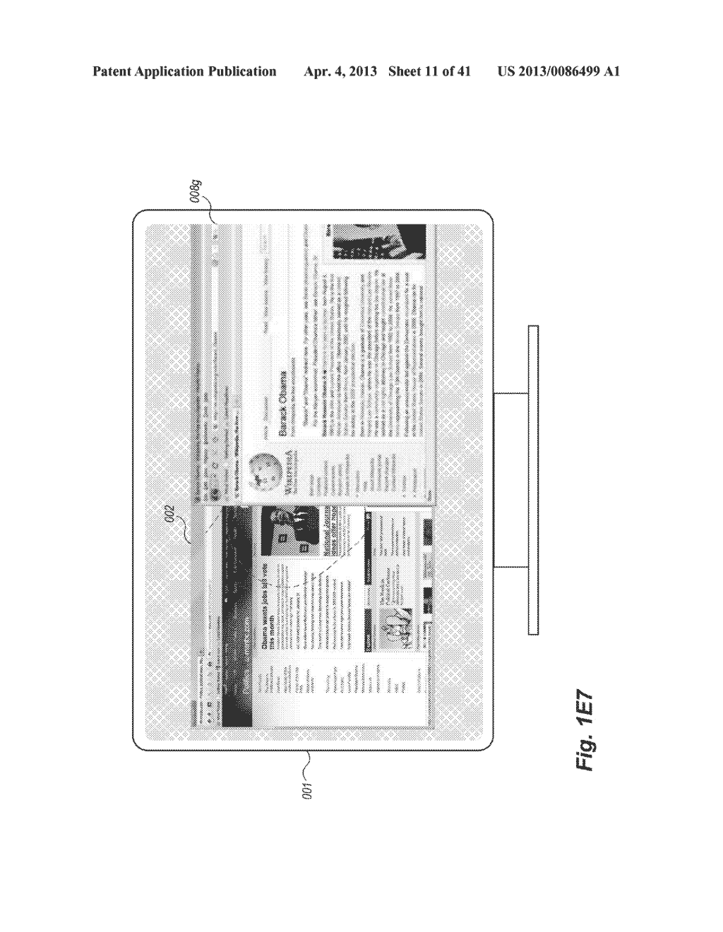 PRESENTING AUXILIARY CONTENT IN A GESTURE-BASED SYSTEM - diagram, schematic, and image 12