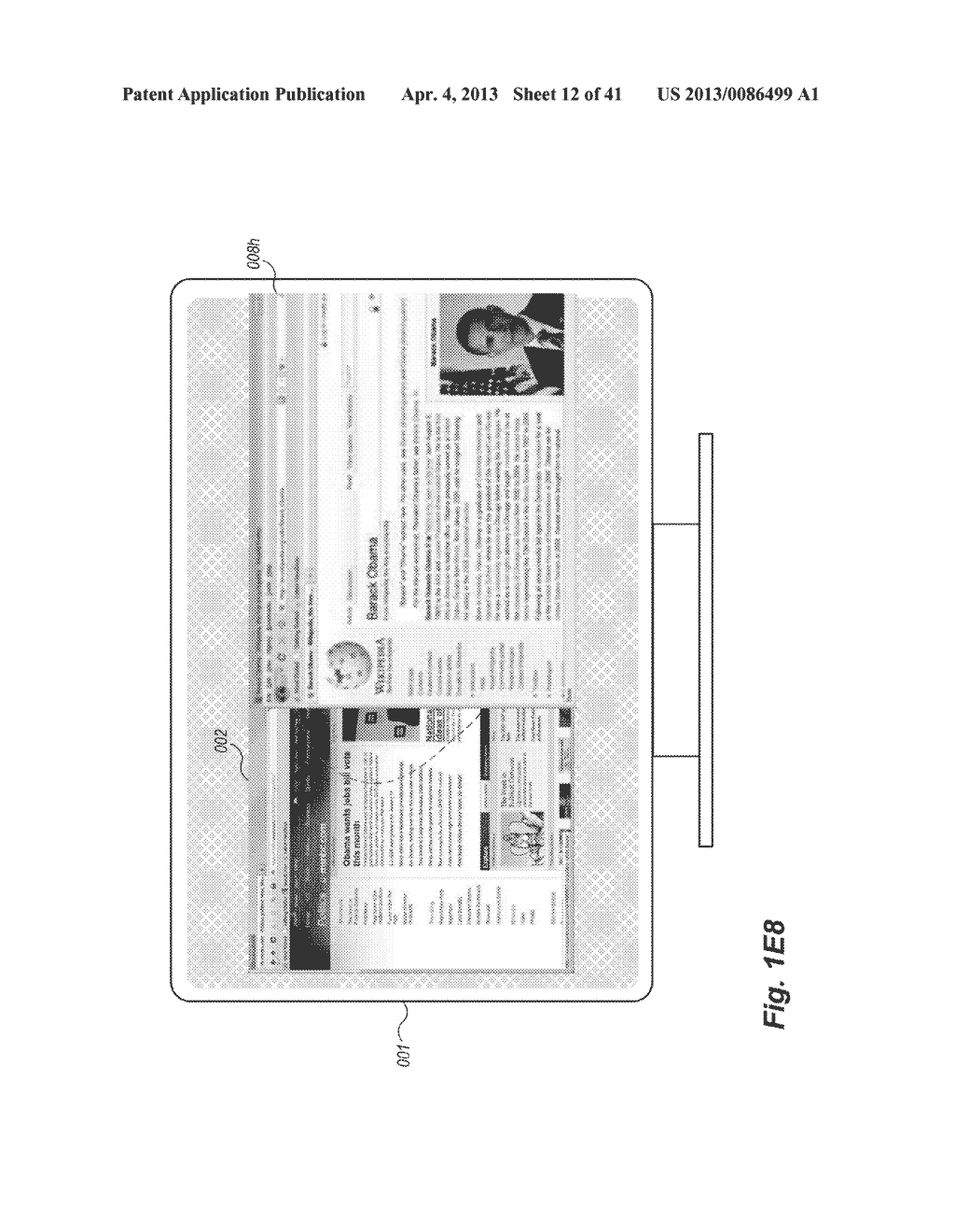 PRESENTING AUXILIARY CONTENT IN A GESTURE-BASED SYSTEM - diagram, schematic, and image 13