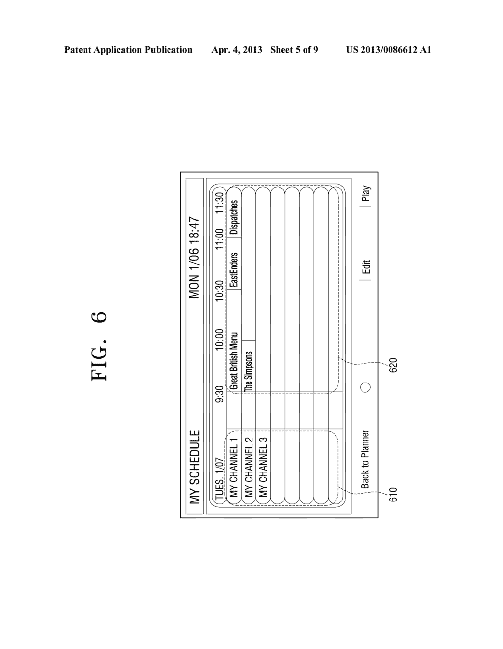 METHOD FOR PROVIDING MULTIMEDIA CONTENT LIST AND SUB-LIST, AND BROADCAST     RECEIVING APPARATUS USING THE SAME - diagram, schematic, and image 06