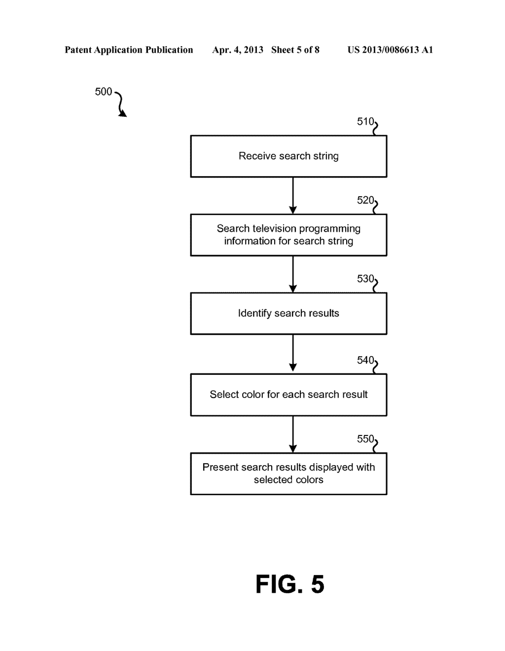 SEARCH AND DISPLAY TECHNIQUES FOR AN ELECTRONIC PROGRAMMING GUIDE - diagram, schematic, and image 06