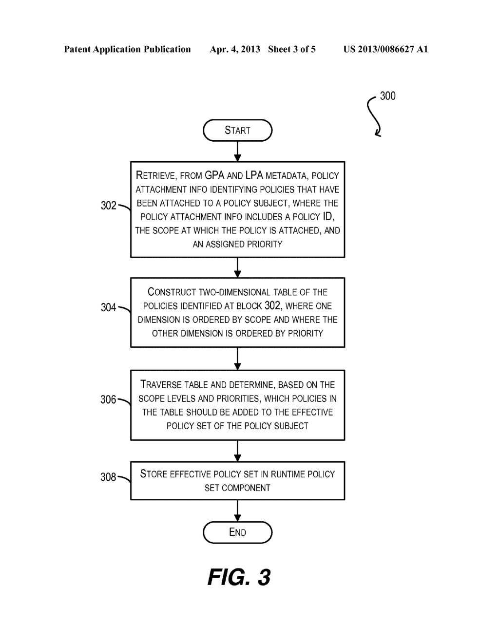 CONFLICT RESOLUTION WHEN IDENTICAL POLICIES ARE ATTACHED TO A SINGLE     POLICY SUBJECT - diagram, schematic, and image 04