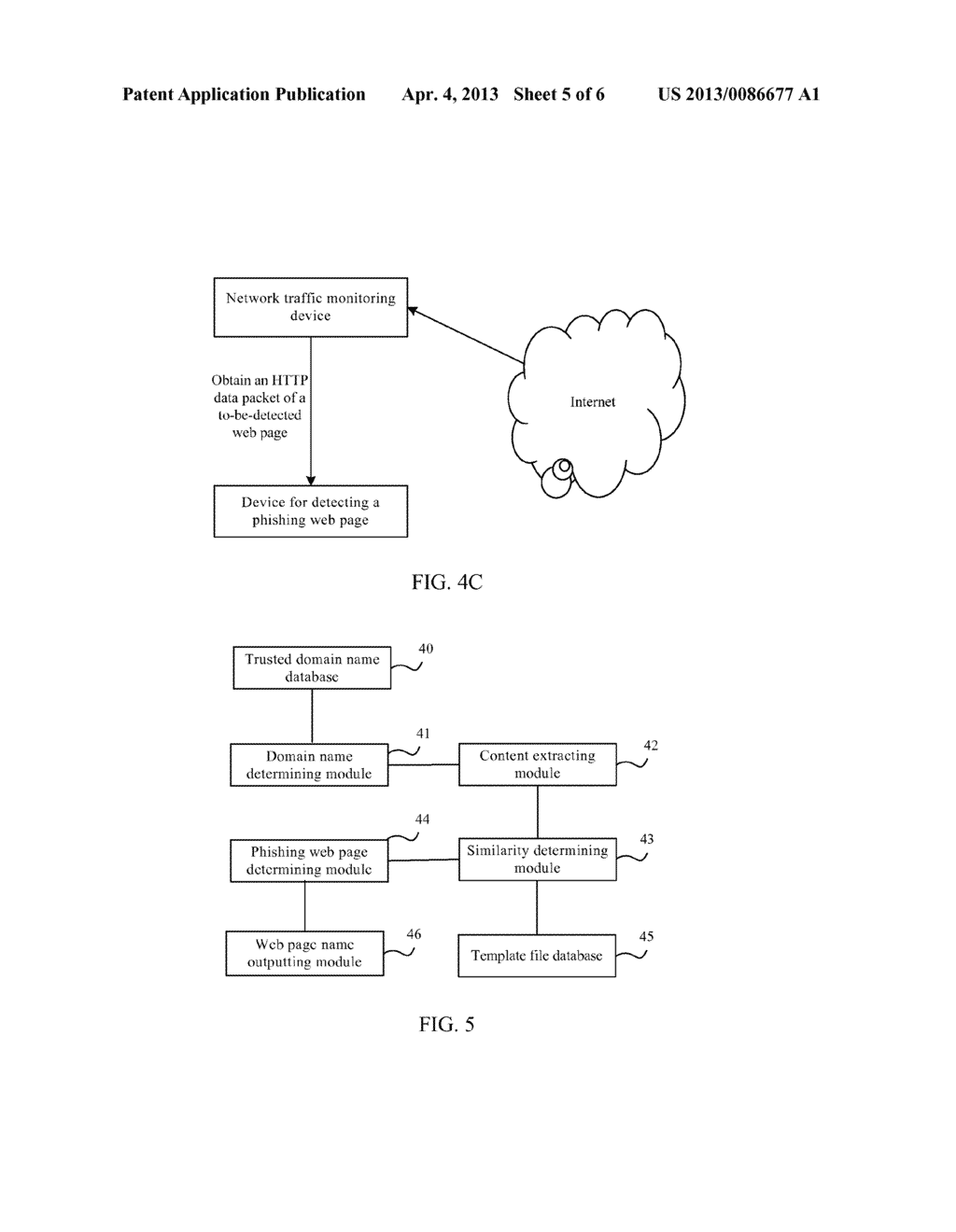 METHOD AND DEVICE FOR DETECTING PHISHING WEB PAGE - diagram, schematic, and image 06