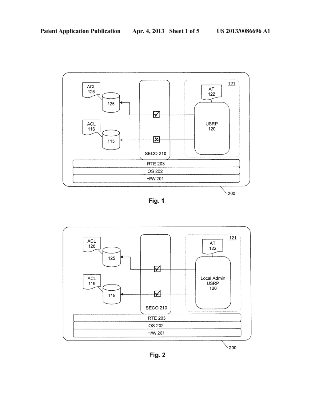 Method and Apparatus for Controlling Access to a Resource in a Computer     Device - diagram, schematic, and image 02