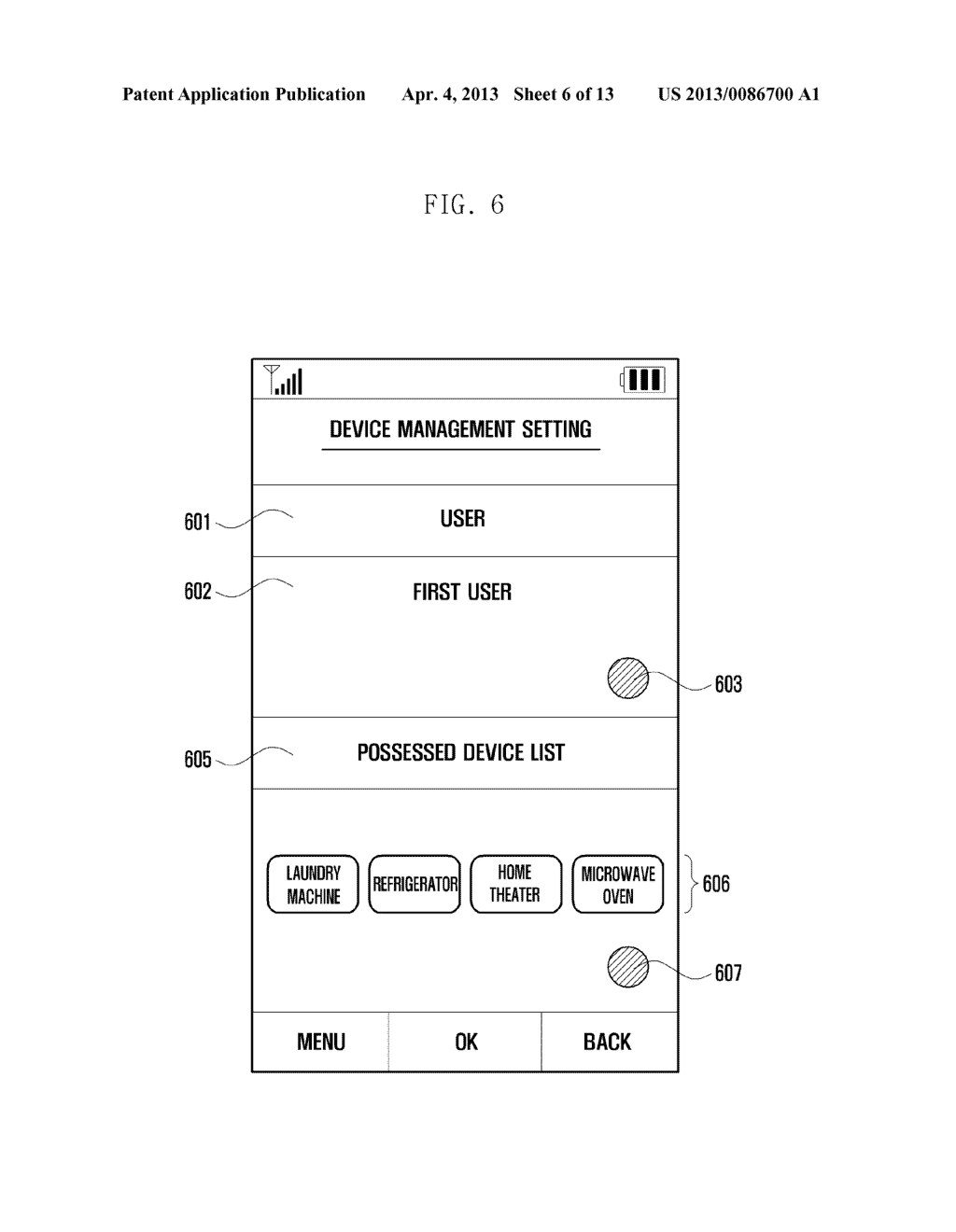 USER PROFILE-BASED DEVICE ACCESS CONTROL METHOD AND APPARATUS - diagram, schematic, and image 07