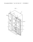 DOOR OF REFRIGERATOR AND METHOD FOR MANUFACTURING THE SAME diagram and image