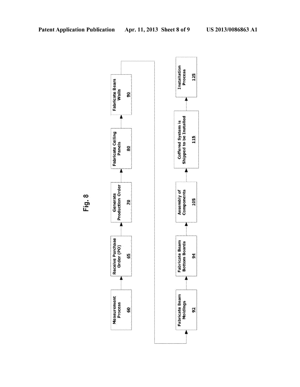 Custom Coffered Surface Layout, Fabrication, and Installation Methods and     Processes - diagram, schematic, and image 09