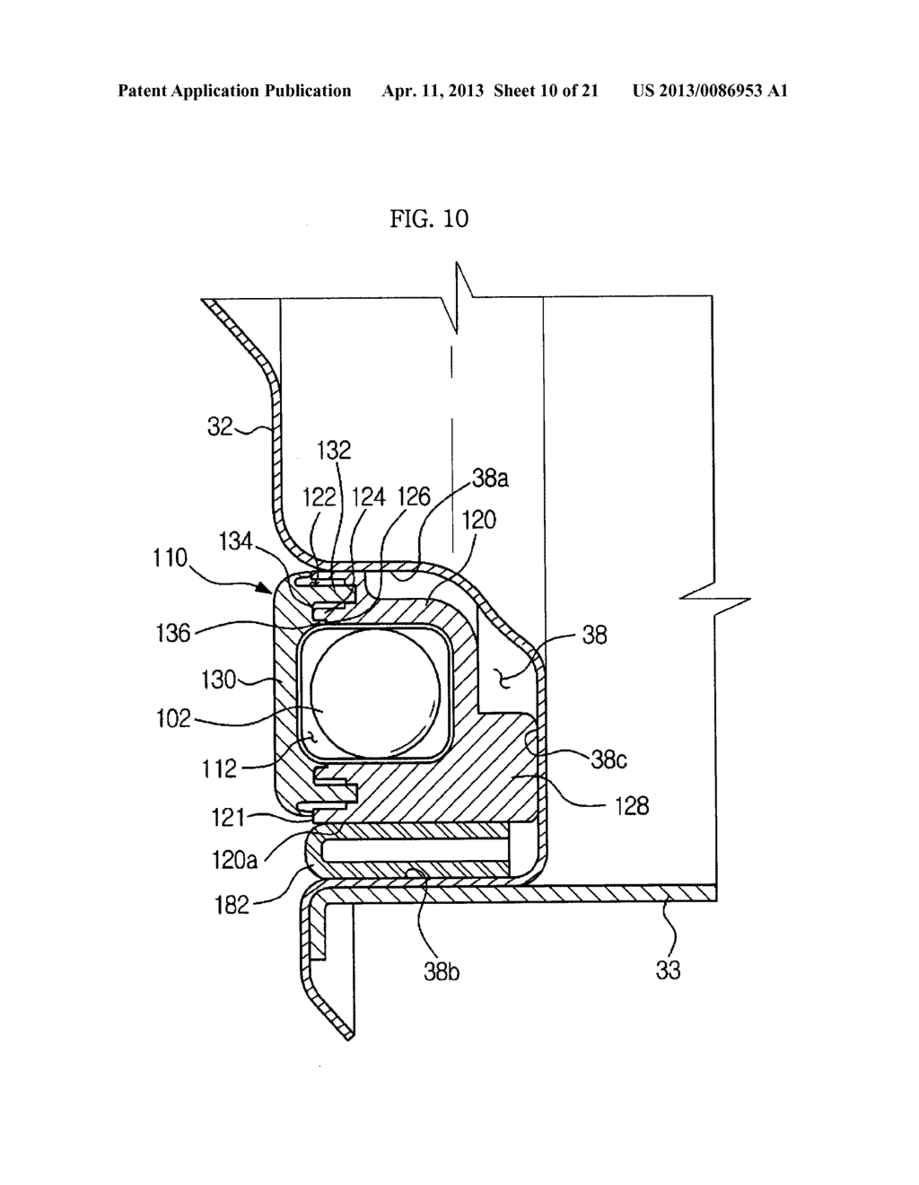 WASHING MACHINE HAVING BALANCER - diagram, schematic, and image 11