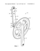 BICYCLE CRANK ARM diagram and image