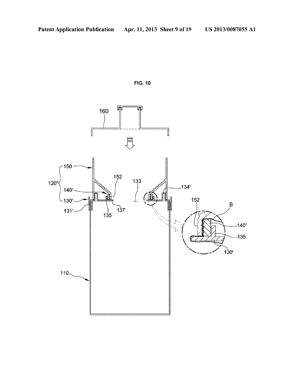 COMPRESSION-TYPE WASTEBASKET - diagram, schematic, and image 10