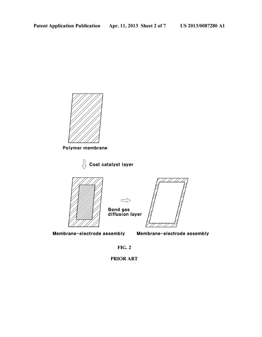 FUEL CELL ELECTRODE AND METHOD FOR MANUFACTURING MEMBRANE-ELECTRODE     ASSEMBLY USING THE SAME - diagram, schematic, and image 03