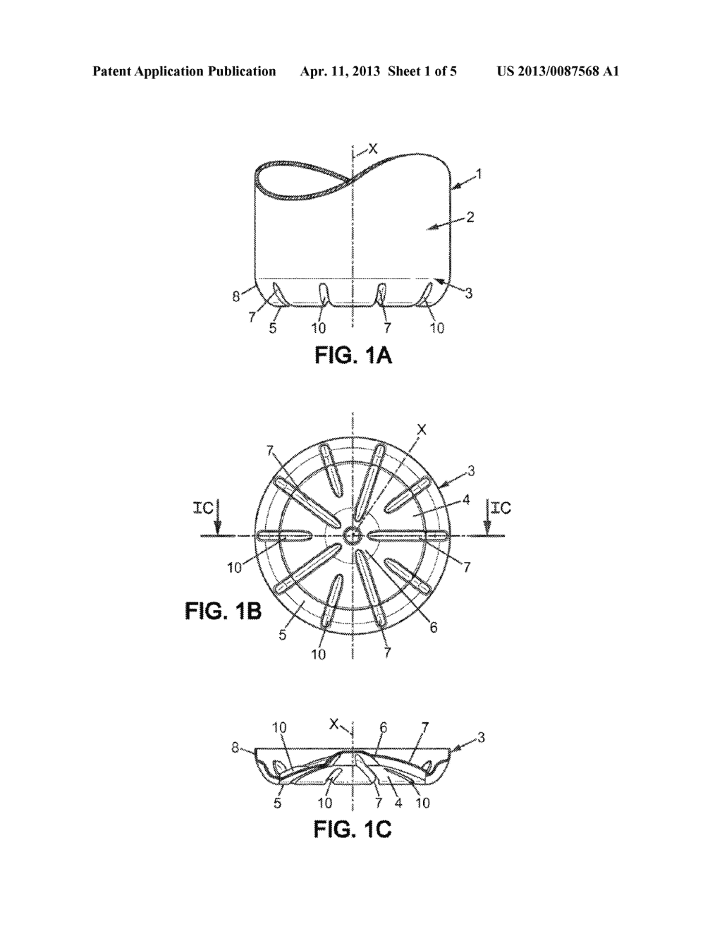 LIGHTWEIGHT CONTAINER HAVING A REINFORCED BASE - diagram, schematic, and image 02