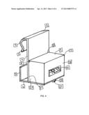 Sanitation dispenser diagram and image