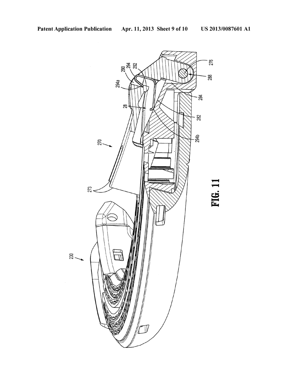 Tissue Stop for Surgical Instrument - diagram, schematic, and image 10