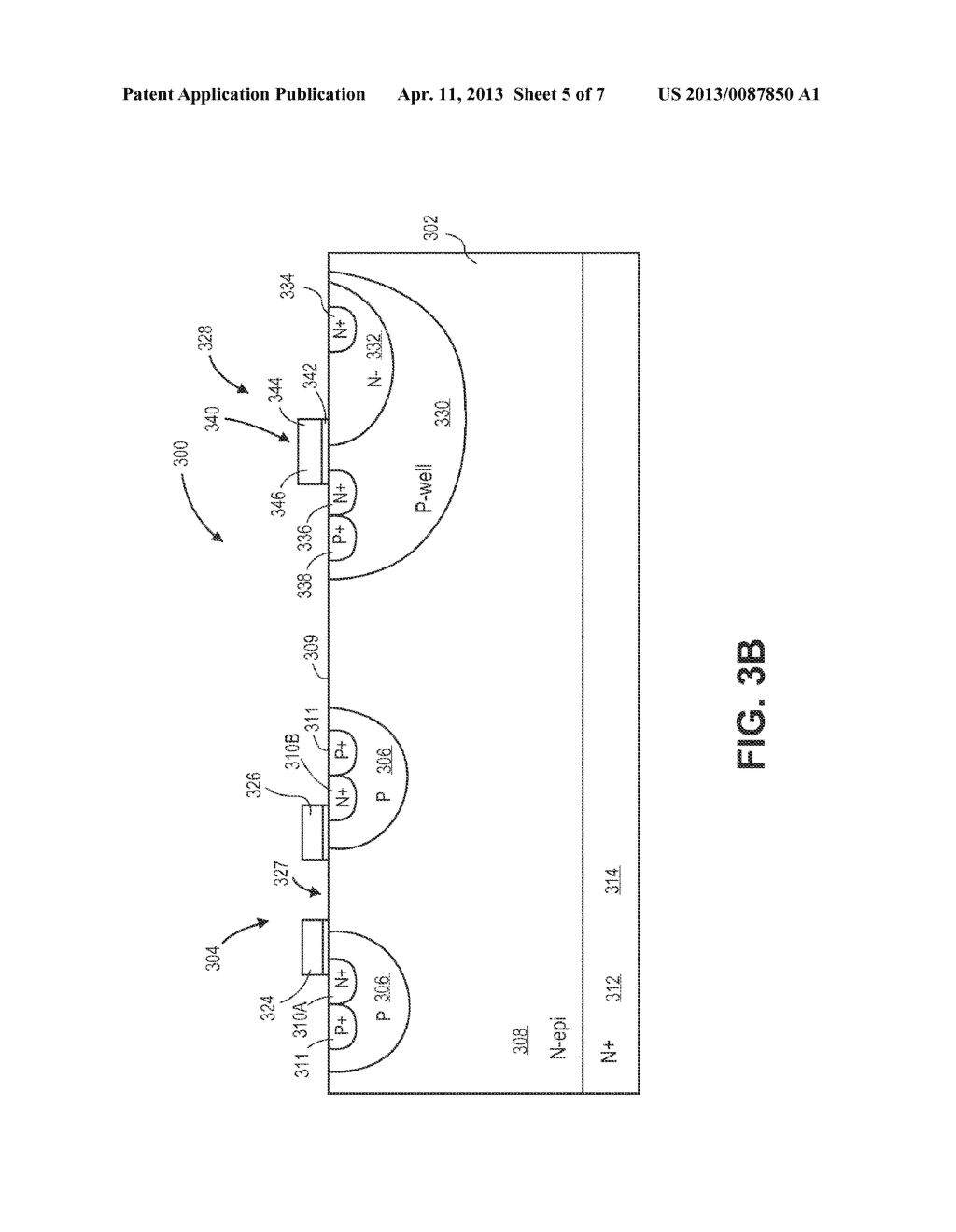 SEMICONDUCTOR DEVICE HAVING DMOS INTEGRATION - diagram, schematic, and image 06