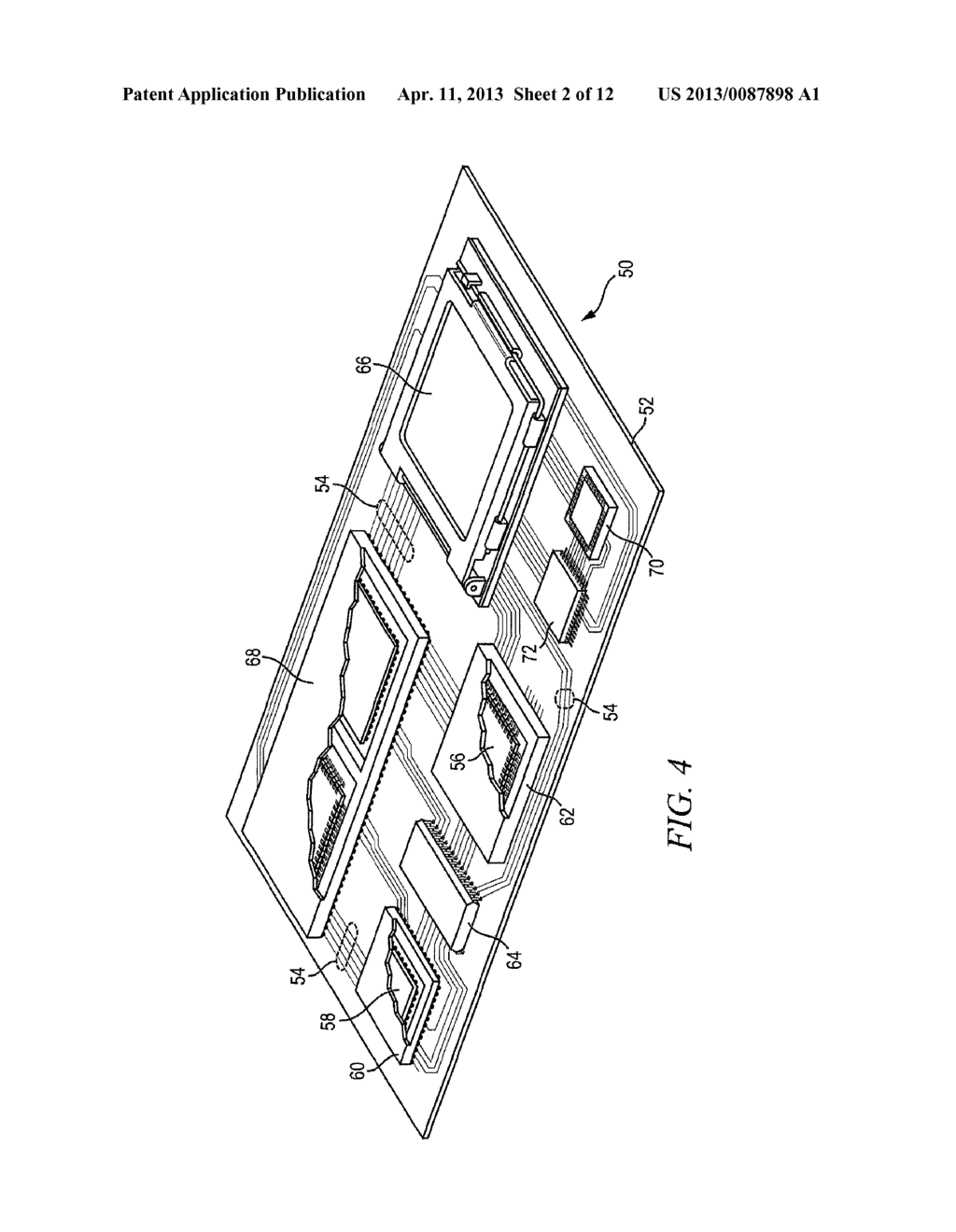 Semiconductor Device and Method of Forming Prefabricated Multi-Die     Leadframe for Electrical Interconnect of Stacked Semiconductor Die - diagram, schematic, and image 03