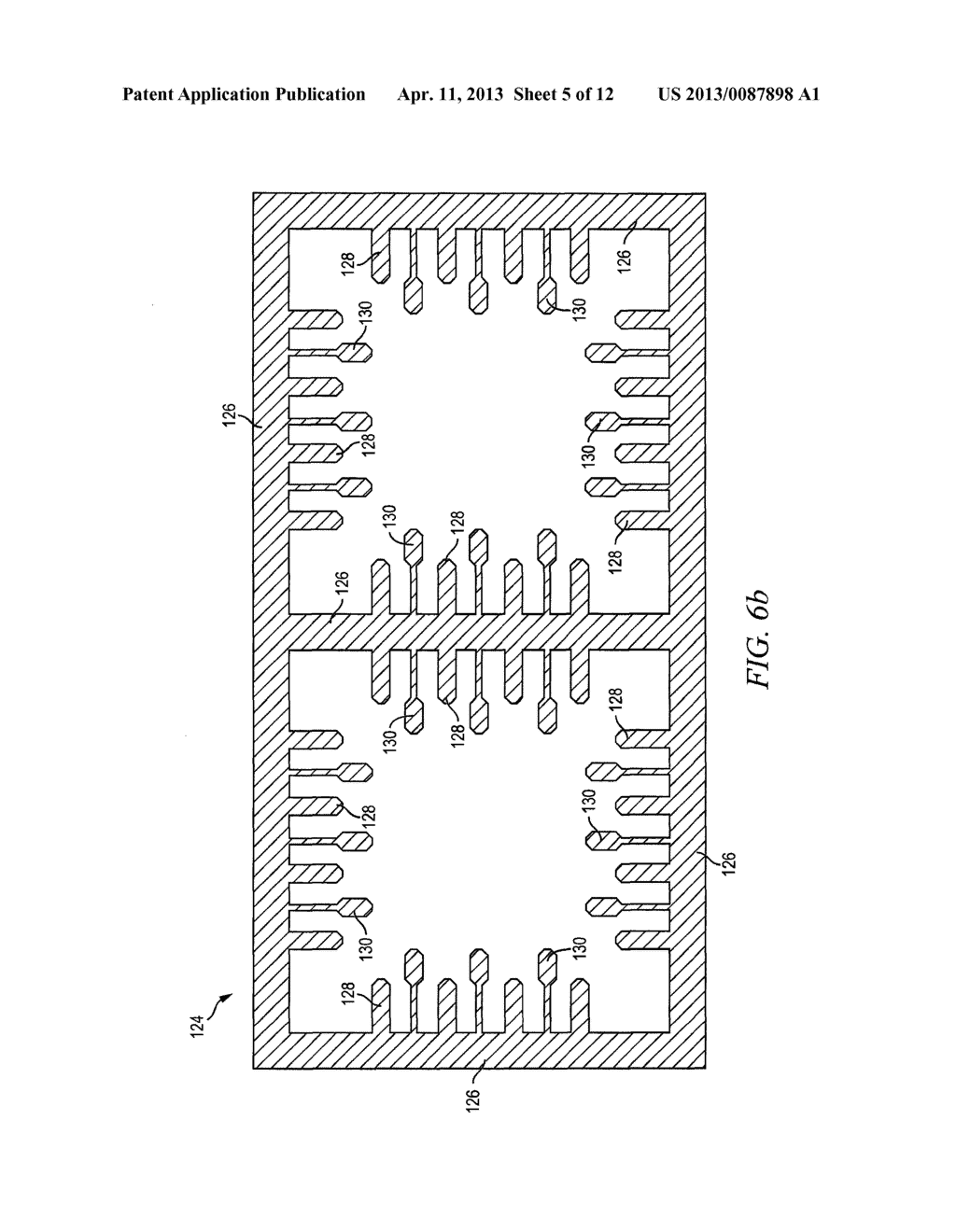 Semiconductor Device and Method of Forming Prefabricated Multi-Die     Leadframe for Electrical Interconnect of Stacked Semiconductor Die - diagram, schematic, and image 06