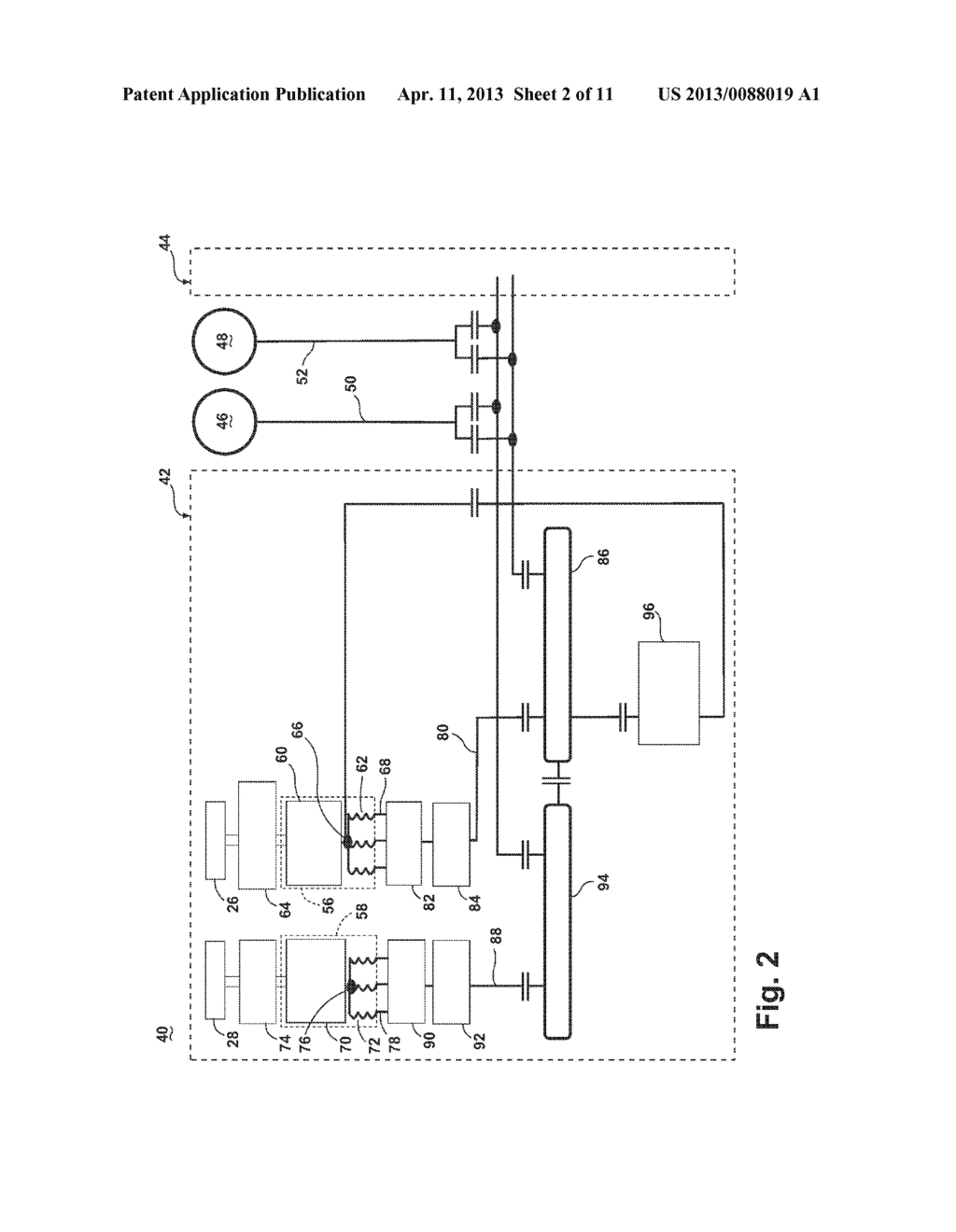 APPARATUS FOR GENERATING POWER FROM A TURBINE ENGINE - diagram, schematic, and image 03