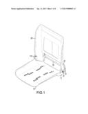 ADJUSTABLE AND PIVOTABLE SEAT diagram and image