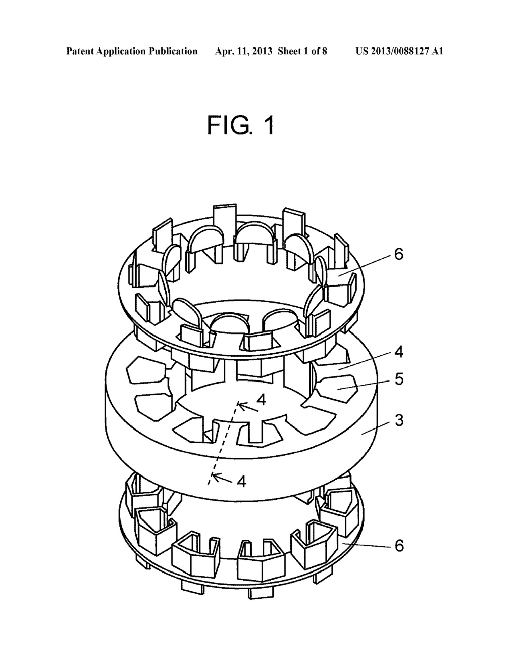 METHOD AND STRUCTURE OF WINDING OF STATOR FOR ROTATION DETECTOR, AND     ELECTRIC MOTOR COMPRISING ROTATION DETECTOR - diagram, schematic, and image 02